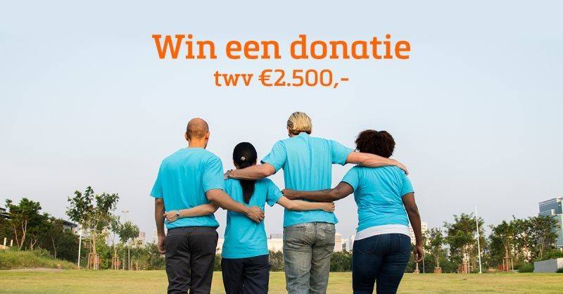 Maak kans op een donatie